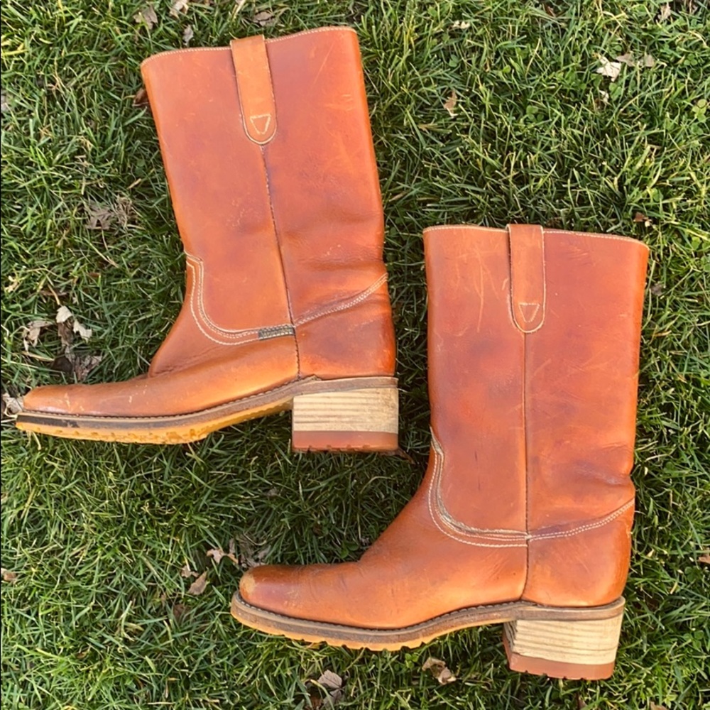 Vintage Wrangler Leather Boots